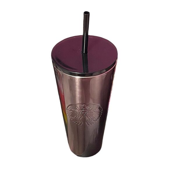 Starbucks Gray Steel Tumbler 24 Fl. Oz. Brand New (Minor Flaw) - Picture 3 of 6